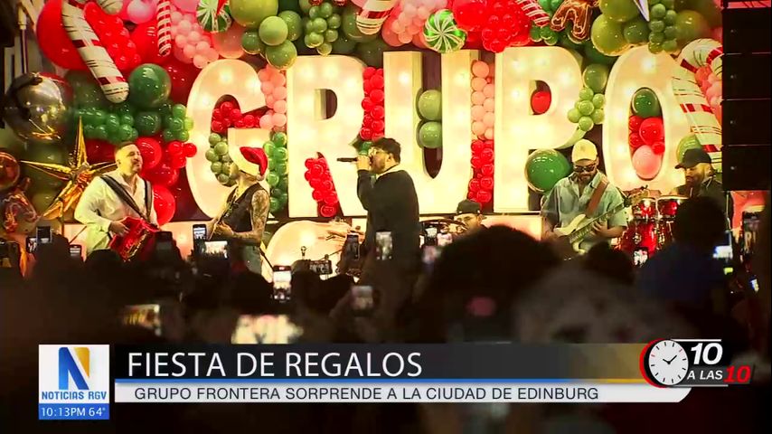 Grupo Frontera realiza fiesta navideña