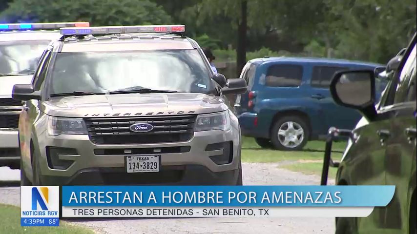 Tres personas detenidas por amenazas en la comunidad Lozano