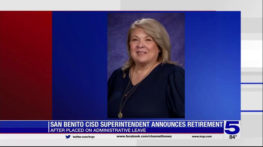 Following her suspension, San Benito CISD superintendent announces retirement