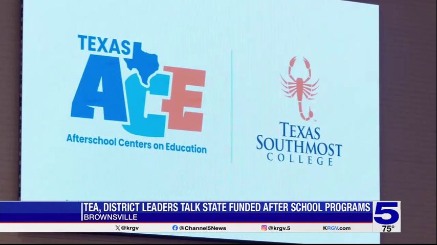 Texas Education Agency discussing after school programs in Brownsville