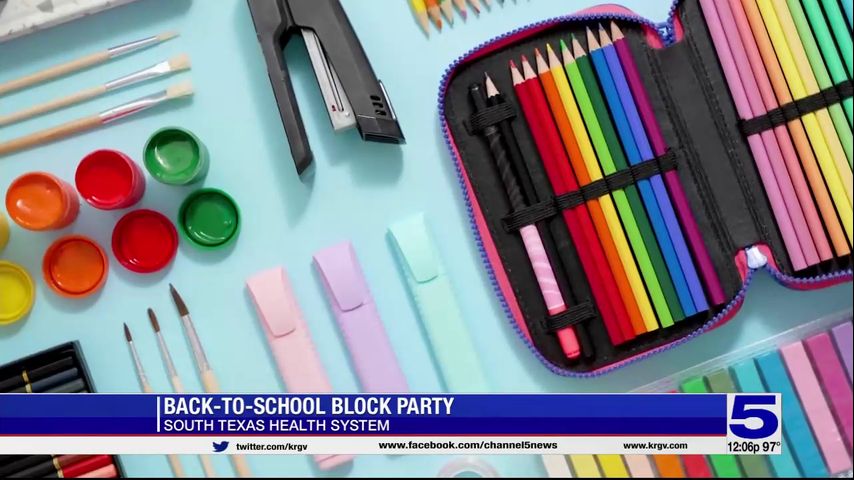 South Texas Health System giving out school supplies during Saturday ...