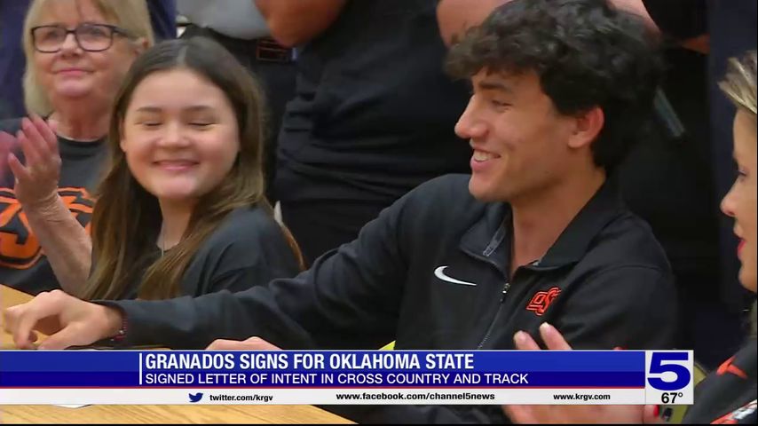 McAllen Memorial's Ayden Granados signs for Oklahoma State