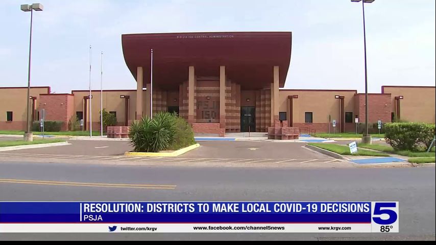 PSJA school board requests Abbott allow district to make COVID-19 decisions