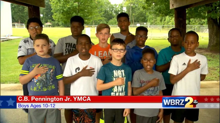 The Pledge Of Allegiance- C.B. Pennington Jr. YMCA, Boys Ages 10-12