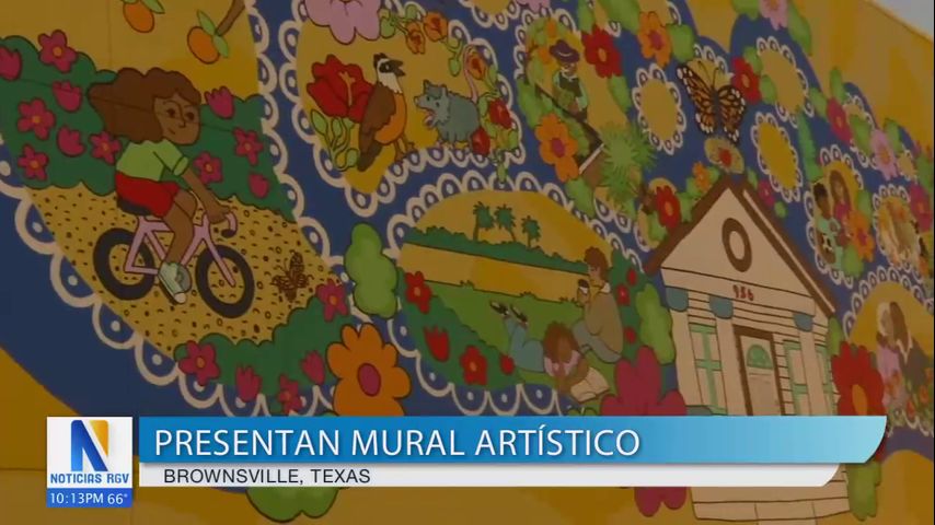 Inauguran mural artístico en Brownsville por aniversario de programa sonando para mejorar la comunidad