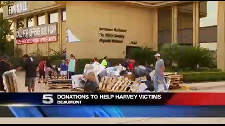 Donations Helping Those Affected by Harvey