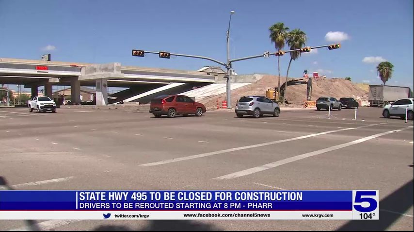 TxDOT implementing closure of SH 495 underpass through the rest of the year