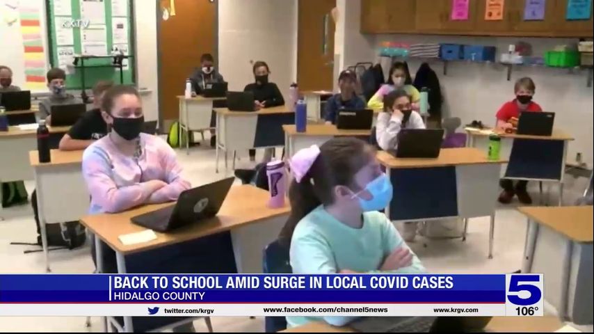 Start of new school year a big reason for increase in Covid-19 cases, Hidalgo County health officials say