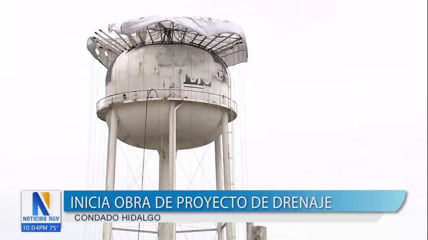 Inicia obra de proyecto de drenaje en La Villa