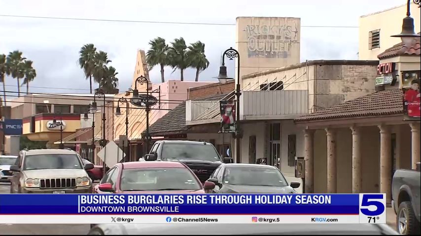 Brownsville police warn businesses of an increase in burglaries during the holidays