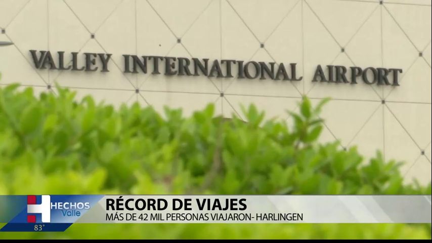 El aeropuerto internacional de valle en Harlingen ha visto un récord de viajes este año