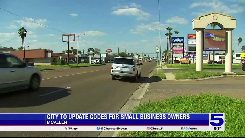 City of McAllen updating city codes for small business owners