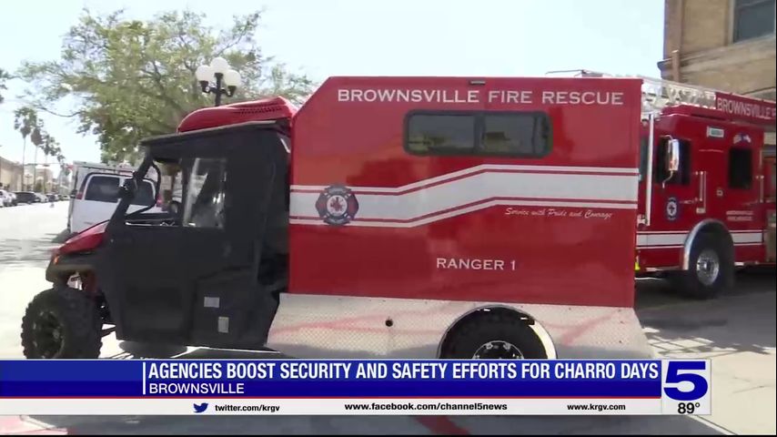 Multiple agencies providing security for Charro Days in Brownsville