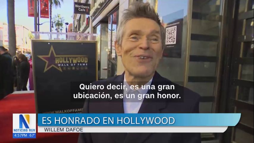 Aquí Entre Nos: Willem Dafoe recibe estrella en el 'Paseo de la Fama' en Hollywood