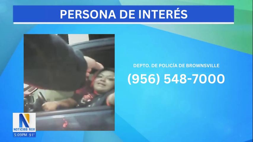 Autoridades en Brownsville buscan a una persona de interés por robo de camioneta Chevrolet Silverado