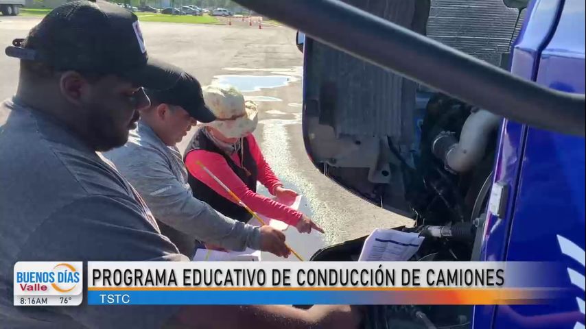 Valora tu Futuro: Ofrecen programa educativo de conducción de camiones en TSTC