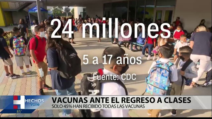 Salud y Vida: Vacunas ante el regreso a clases