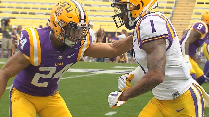 Top recruit Stingley stands out at LSU spring game