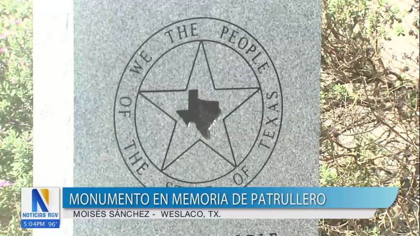 Inauguran monumento en memoria de patrullero Moisés Sánchez en Weslaco