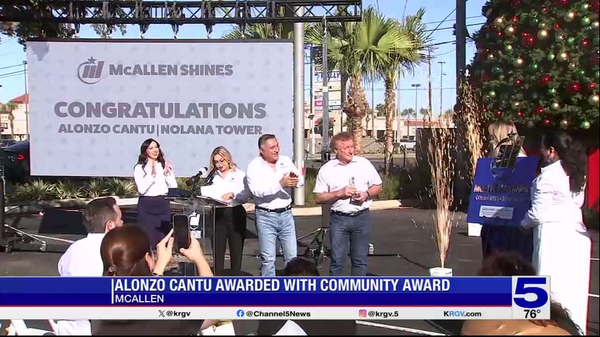 City of McAllen award first-ever McAllen Shines Community Champion