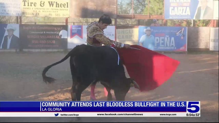 Starr County holds last bloodless bullfight ring in the country