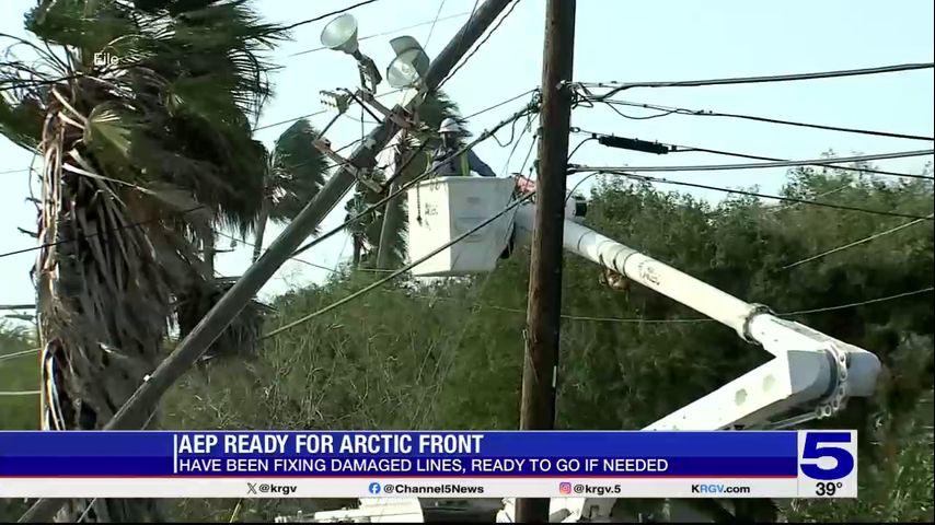 AEP fixed damaged lines in the Valley ahead of arctic front