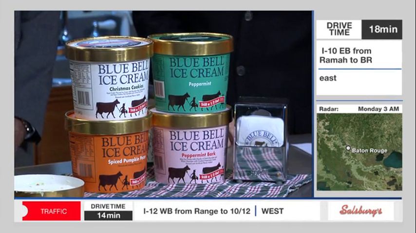 2une In Tries Blue Bell S Holiday Ice Cream Flavors