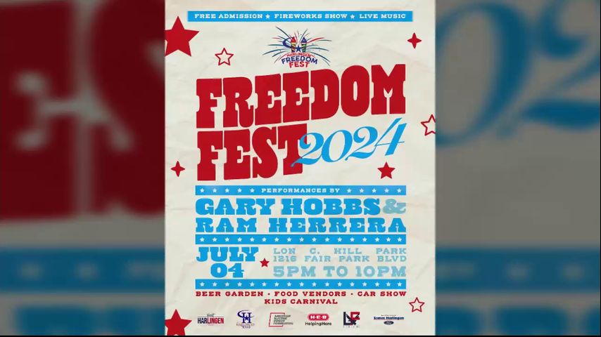 City of Harlingen celebrating 4th of July with Freedom Fest 2024