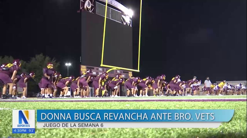 Juego de la Semana: Donna enfrenta a Brownsville Veterans