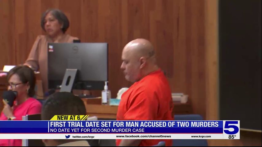 Trial date set for Harlingen man accused in two separate murder cases