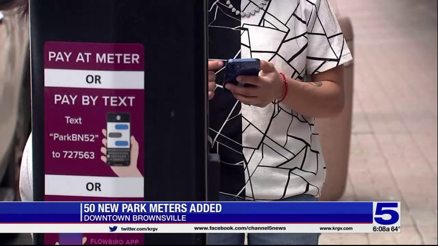 New parking meters added to downtown Brownsville