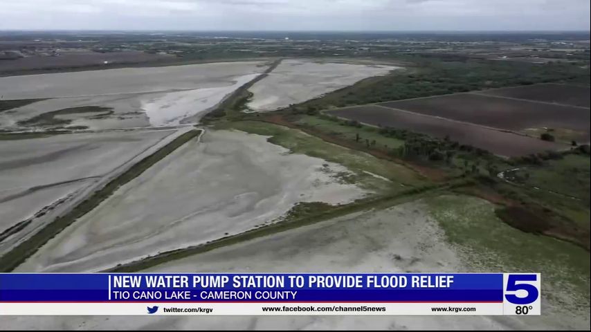 New water pump station to provide flood relief in Cameron County