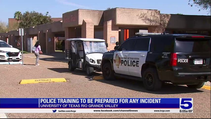 UTRGV police taking part in multiple safety trainings