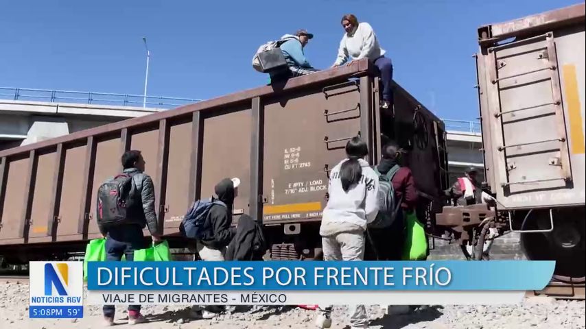 Bajas temperaturas ponen en riesgo a migrantes en su camino hacia Estados Unidos