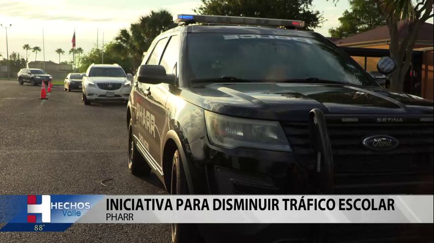 Iniciativa para disminuir el tráfico escolar en Pharr