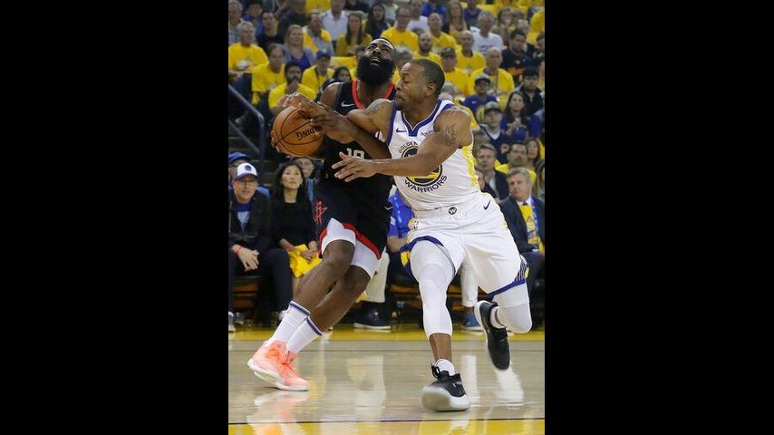 Officiating becomes focus of Warriors-Rockets Game 1
