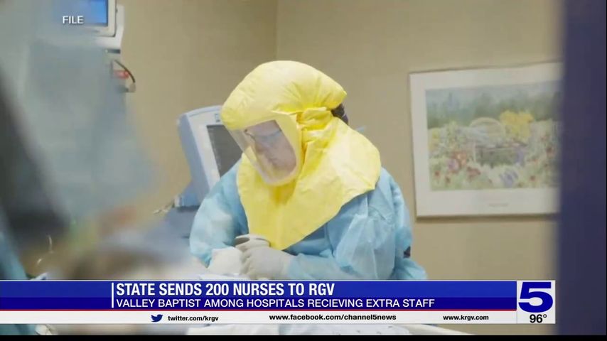 State sending over 300 travel nurses to South Texas hospitals