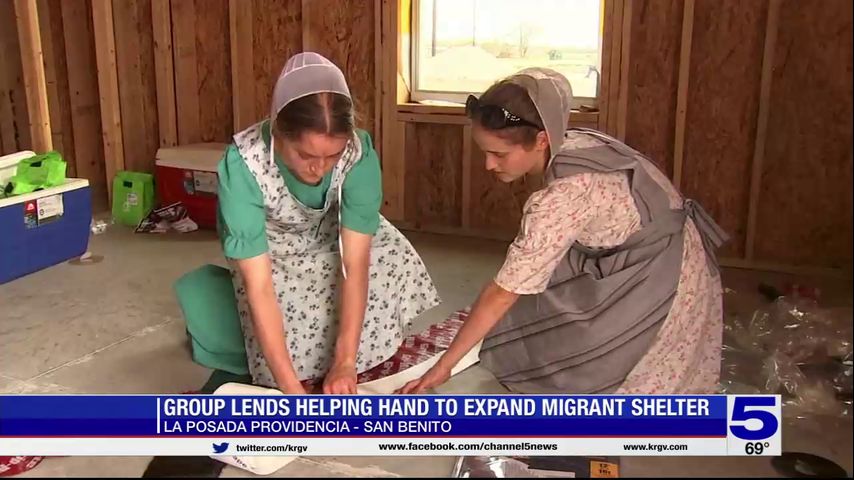 Mennonite builders expand refuge space at La Posada shelter in San Benito