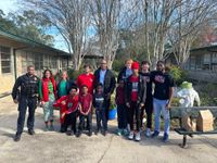 BRCC'S basketball team delivers presents and spreads cheer at Baton Rouge schools