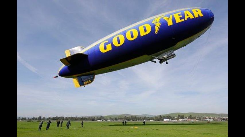 Rare air: Goodyear Blimp flying high and into Hall of Fame