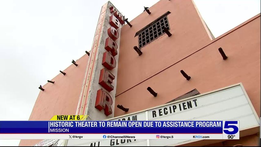 Historic theater in Mission to remain open due to assistance program