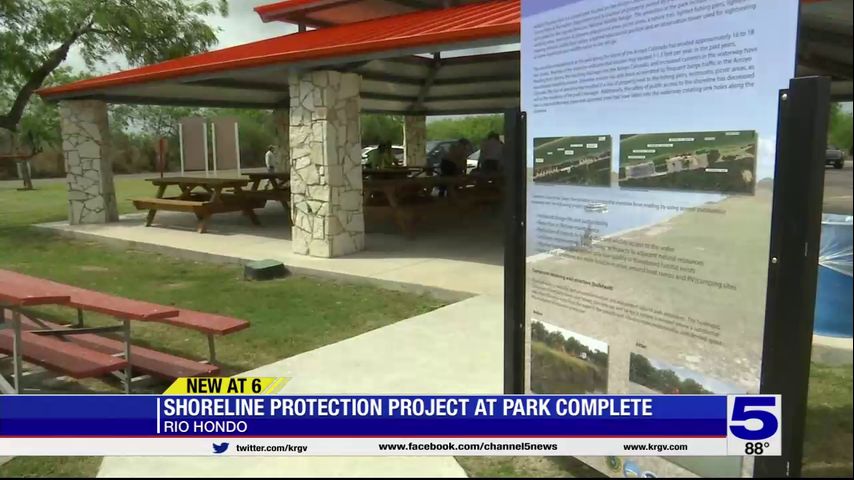 Project to prevent erosion at Rio Hondo park now complete