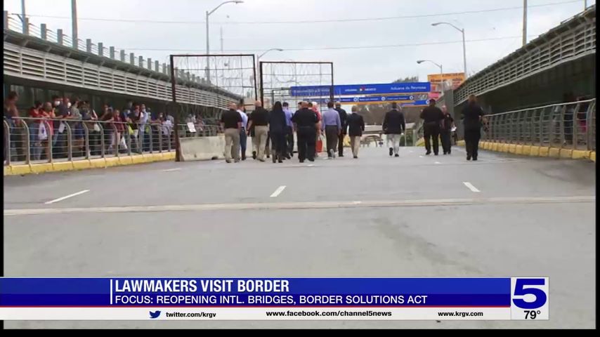 US lawmakers visit Rio Grande Valley, weigh in on reopening border