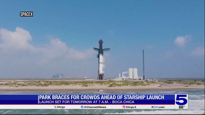 Isla Blanca Park braces for crowds ahead of fourth Starship launch