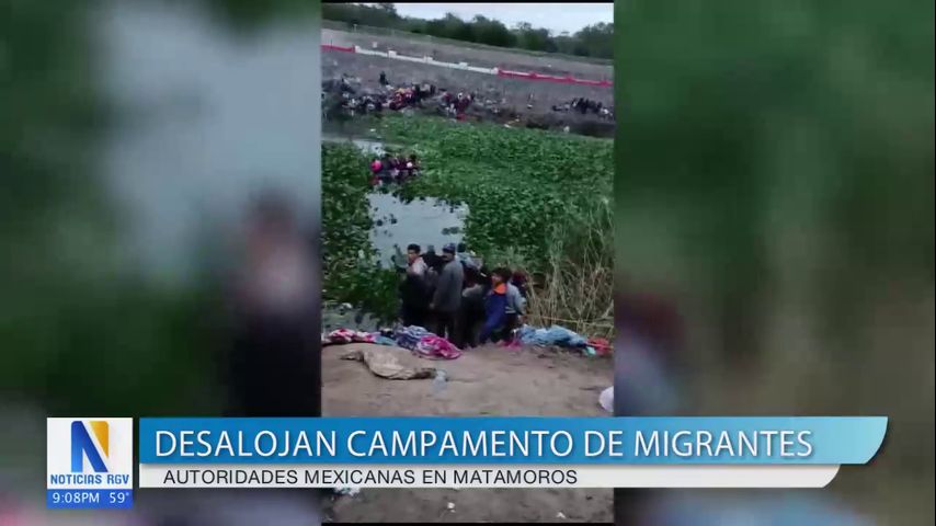 Tras ahogamientos, autoridades desalojan campamento de inmigrantes en Matamoros