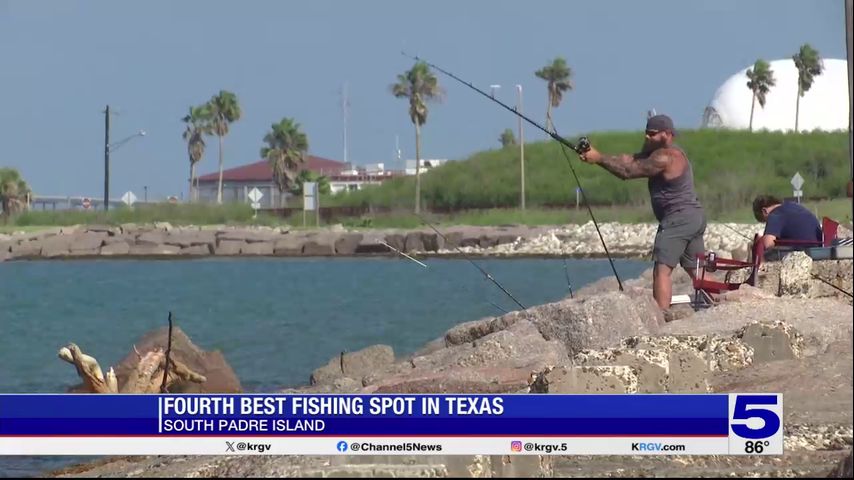 South Padre Island ranked among the five best fishing spots in Texas