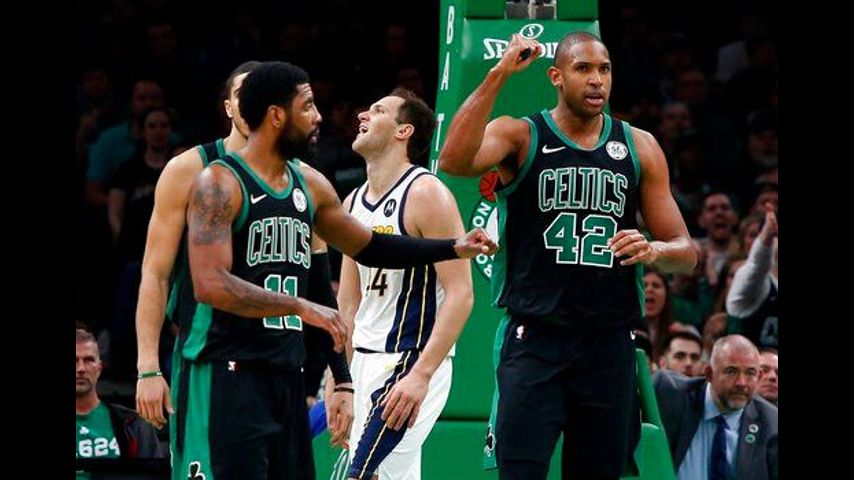Irving, Morris lead Celtics' rally past Pacers in Game 1