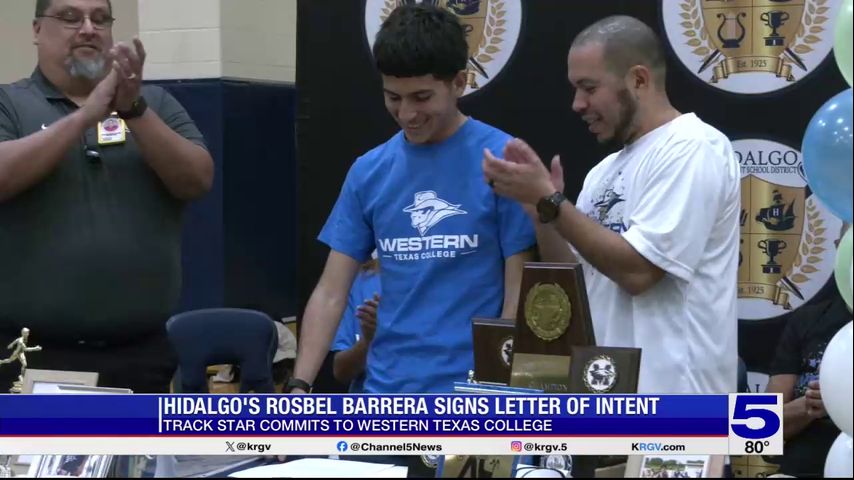 Hidalgo's Rosbel Barrera signs with Western Texas College