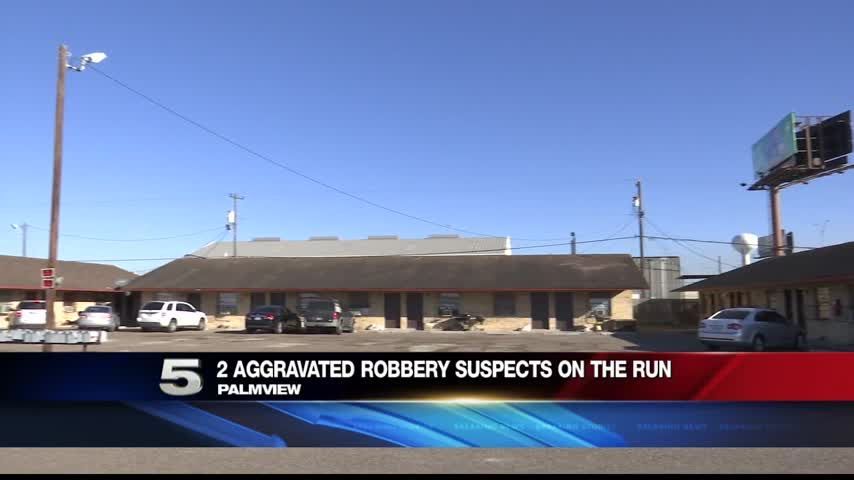 2 Aggravated Robbery Suspects on the Run in Palmview