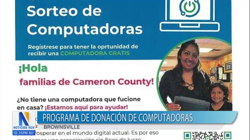 Brownsville implementa programa de donación de computadoras